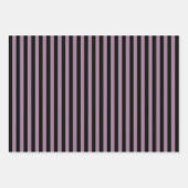 Dusky Paars en Black Paris Inpakpapier Vel (Voorkant 2)