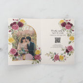 Dusky Pastel Watercolor Roses Cream (Binnen)