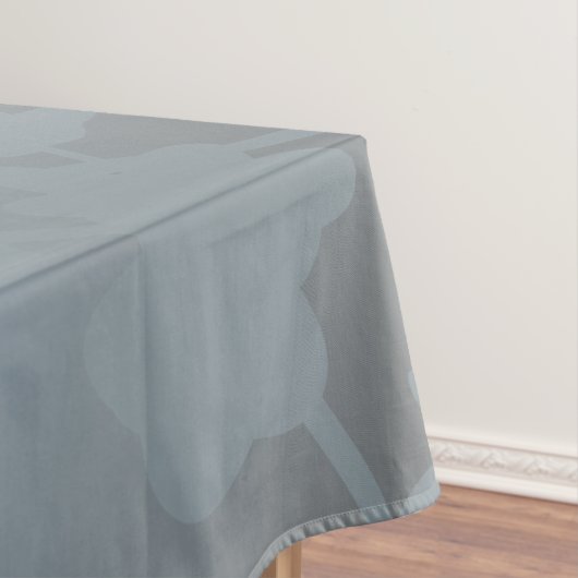 Dusky Pink Dusty Blue Cherry Blossom Tafelkleed (Voorbeeld)