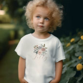 Dusky Pink Floral Whimsical Cute Script