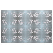 Dusky Pink Grayish Blue Cherry Blossom Pattern Fab Stof (Fat Quarter)