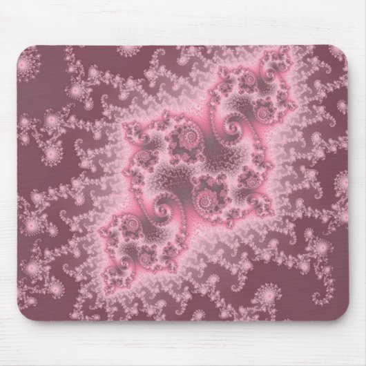 Dusky Pink Jellyfish Mousepad Muismat (Voorkant)