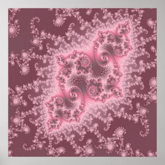 Dusky Pink Jellyfish Poster (Voorkant)