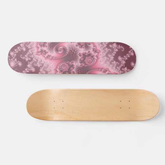 Dusky Pink Jellyfish Skateboard (Horizontaal)