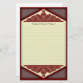 Dusky Pink , kantoorbenodigdheden Briefpapier (Voorkant / Achterkant)