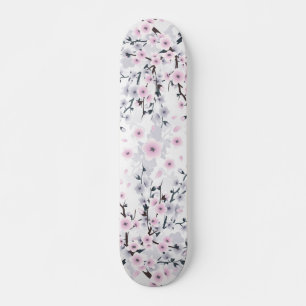 Dusky Pink Mauve Cherry Blossom Persoonlijk Skateboard