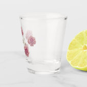 Dusky Roos Bloem Persoonlijk Bloemen Shot Glas (Rechts)