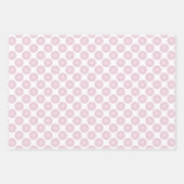 Dusky Roos Confetti Kant Classic Polka Dots Inpakpapier Vel (Voorkant 3)