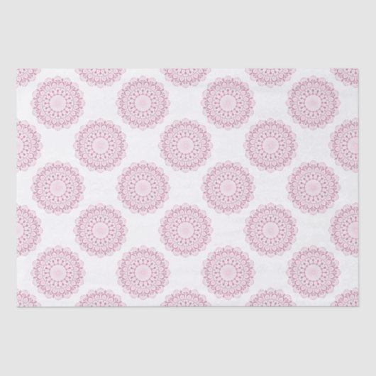 Dusky Roos Confetti Lace Classic Polka Dots Craft Tissuepapier (Voorkant)
