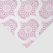 Dusky Roos Confetti Lace Retro Ogee Craft Tissuepapier (Detail)