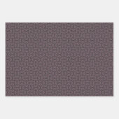 Dusky Roos fronds Dot Mandala Art Deco Fans Inpakpapier Vel (Voorkant 3)