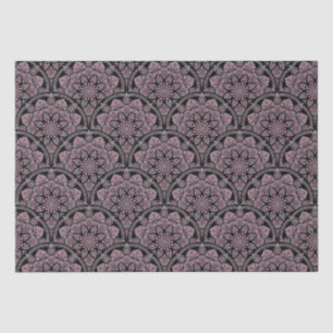 Dusky Roos fronds Mandala Art Deco Scallops Craft Tissuepapier
