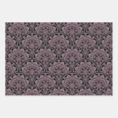 Dusky Roos fronds Mandala Art Deco Scallops Inpakpapier Vel (Voorkant)