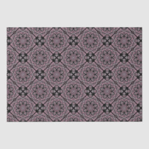 Dusky Roos Fronds Mandala Geometrische Diamant Teg Tissuepapier