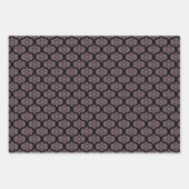 Dusky Roos fronds Mandala Mid Mod Ogee Inpakpapier Vel (Voorkant 3)