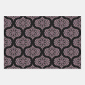 Dusky Roos fronds Mandala Mid Mod Ogee Inpakpapier Vel (Voorkant)