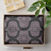 Dusky Roos fronds Mandala Mid Mod Ogee Tissuepapier (Geschenk)