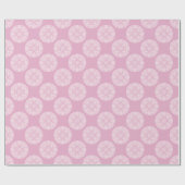 Dusky Roos Preppy in roze polka dots Cadeaupapier (Vlak)