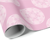 Dusky Roos Preppy in roze polka dots Cadeaupapier (Rol Hoek)