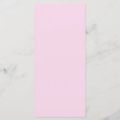 Dusky Rose Clouds Gold Lesezeichen Bookmark Menu (Achterkant)