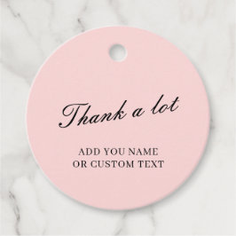 Dusky Rose Roze Bedankt Ontwerp Bedankjes Labels