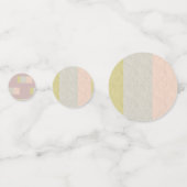 Dusky Roze Moderne Bruiloftsdankjeshouding Klassie Confetti (Achterkanten)