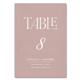 Dusky roze schilderde elegant scripttekst bruiloft kaart