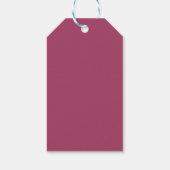 Dusky Roze Verjaardagscadeau Labels Cadeaulabel (Achterkant)