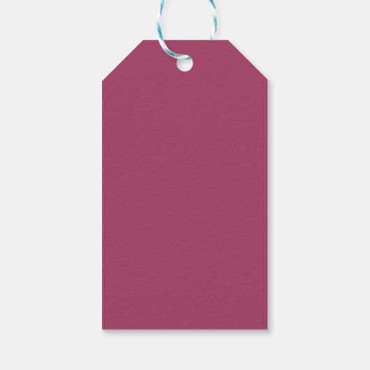 Dusky Roze Verjaardagsharten Cadeau Labels Cadeaulabel (Achterkant)