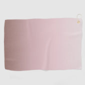 Dusky roze verloopminimumontwerp golfhanddoek (Horizontaal)