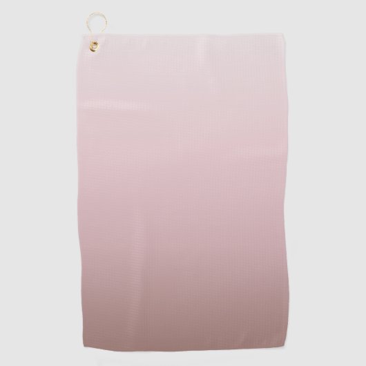 Dusky roze verloopminimumontwerp golfhanddoek (Voorkant)
