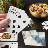 Dusky Sailboat Seascape Poker Cards – Artistiek Pokerkaarten (Insitu)