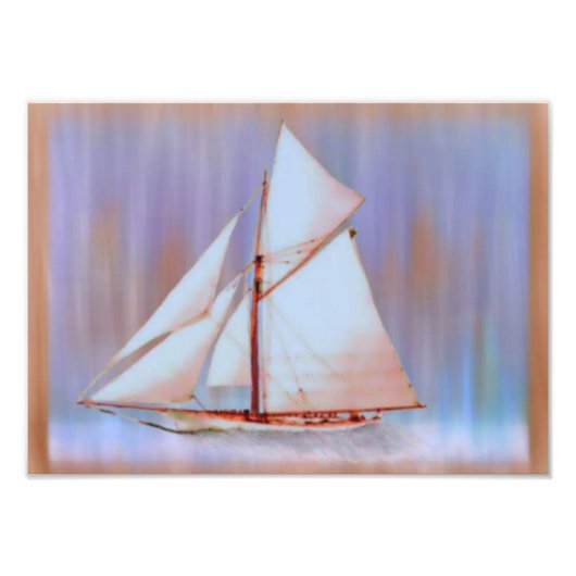 Dusky Sails-fotoafdrukken Foto Afdruk (Voorkant)
