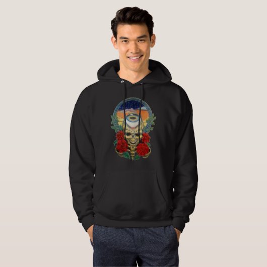 Dusky Skull op Twilight Hoodie (Voorkant volledig)