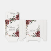 Dusky Warm Winter Festive Foliage Baby shower Bedankdoosjes (Uitgevouwen)