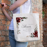 Dusky Warm Winter Festive Foliage Baby shower Tote Bag<br><div class="desc">Als u nog meer aanpassingen nodig hebt,  kunt u mij op yellowfebstudio@gmail.com vrij klikken.</div>