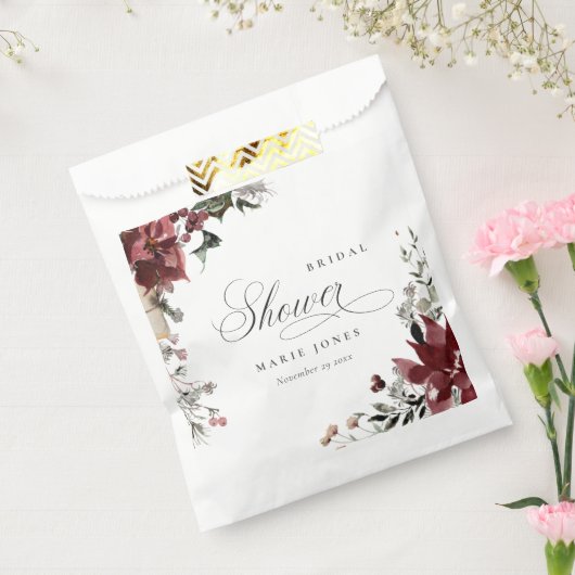 Dusky Warm Winter Festive Foliage Vrijgezellenfees Bedankzakje (Gezegeld)