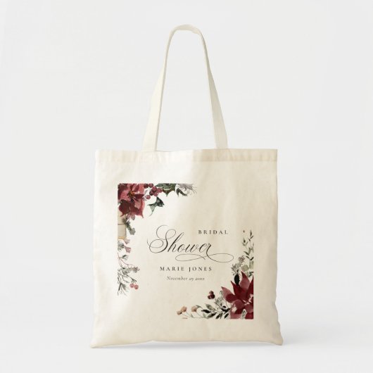 Dusky Warm Winter Festive Foliage Vrijgezellenfees Tote Bag (Voorkant)