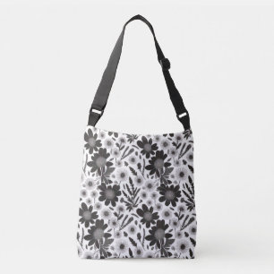 Dusky Wildflower Garden – bloemmotief Crossbody Tas