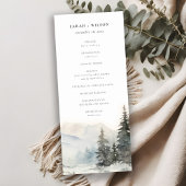 Dusky Winter Sneeuw Berg Landschap Programma