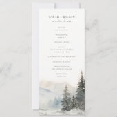 Dusky Winter Sneeuw Berg Landschap Programma (Voorkant)