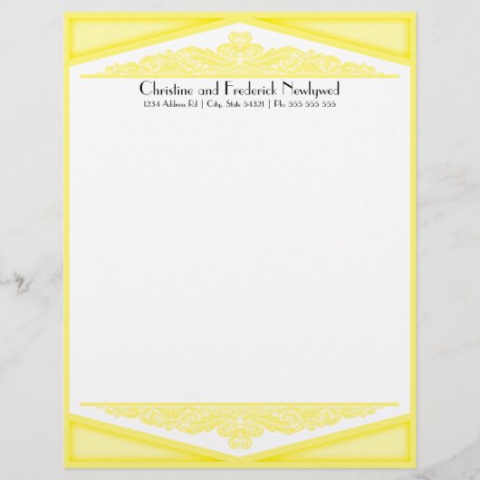 Dusky Yellow , briefhoofd (Voorkant)