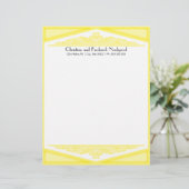 Dusky Yellow , briefhoofd (Staand voorkant)