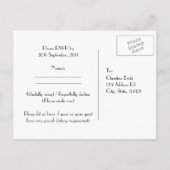 Dusky Yellow , RSVP briefkaart (Achterkant)
