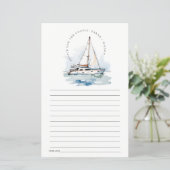 Dusky zeilboot jacht zeegezicht advies voor koppel (Staand voorkant)