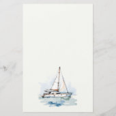 Dusky zeilboot jacht zeegezicht advies voor koppel (Achterkant)