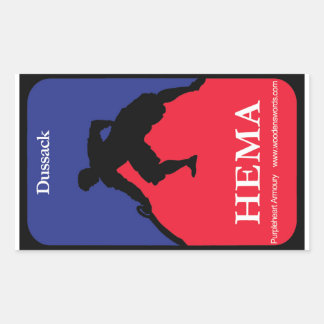 Dussack HEMA decal Rechthoekige Sticker