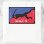 Dussack HEMA-sticker Rechthoekige Sticker (Tas)
