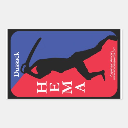 Dussack HEMA-sticker Rechthoekige Sticker (Voorkant)