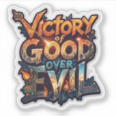 Dussehra 2025 Symbool van Triumph - Cutout Sticker (Voorkant)